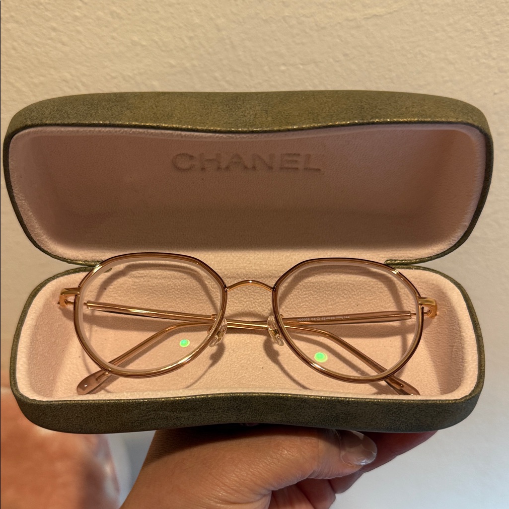 Chanel Women's Glasses In Gold